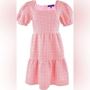 Simply Southern Tweed Puff Sleeve Dress